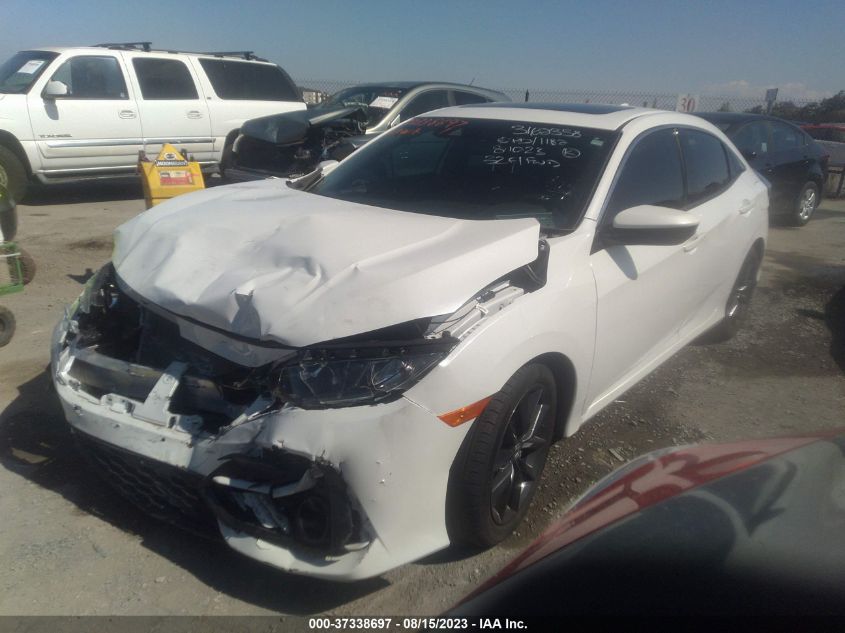 VIN SHHFK7H6XMU206079 2021 HONDA CIVIC HATCHBACK EX