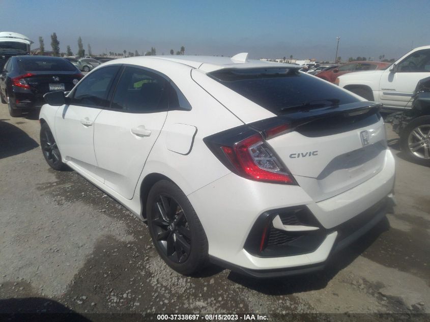 VIN SHHFK7H6XMU206079 2021 HONDA CIVIC HATCHBACK EX