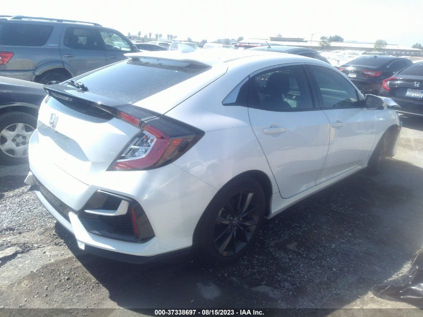 VIN SHHFK7H6XMU206079 2021 HONDA CIVIC HATCHBACK EX