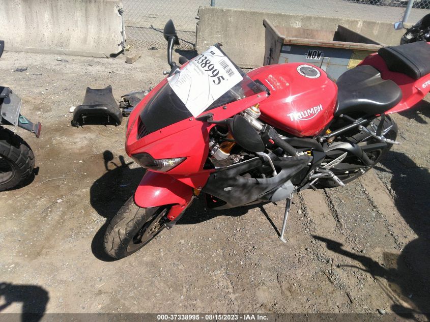 2006 TRIUMPH MOTORCYCLE DAYTONA 675 SMTD00NS16J267356