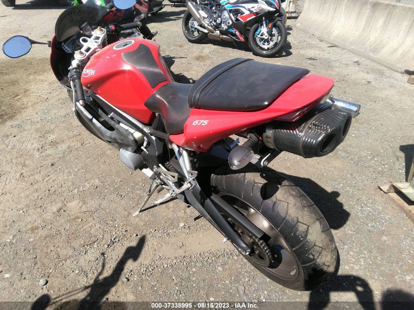 2006 TRIUMPH MOTORCYCLE DAYTONA 675 SMTD00NS16J267356