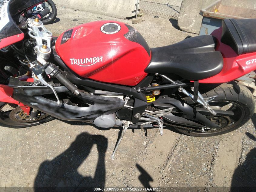 2006 TRIUMPH MOTORCYCLE DAYTONA 675 SMTD00NS16J267356