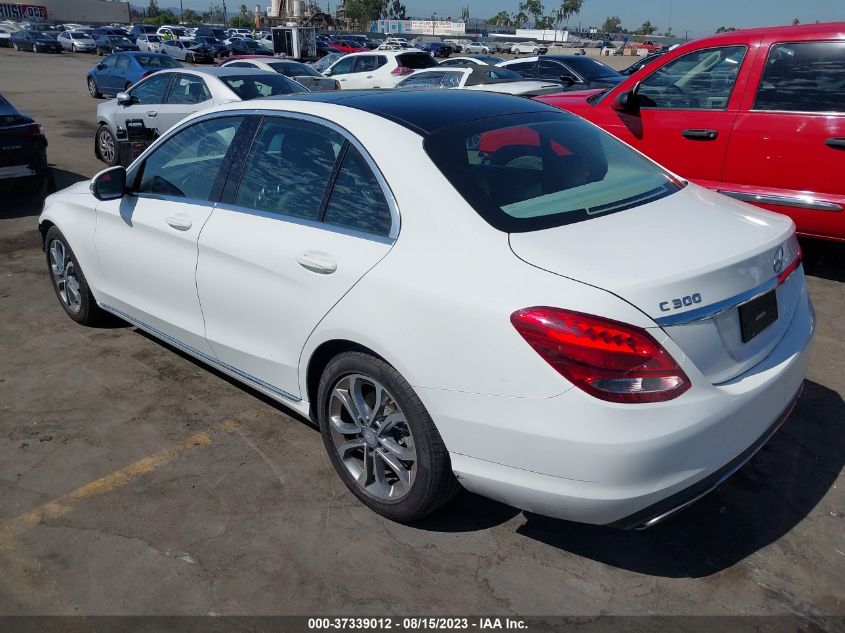 2016 MERCEDES-BENZ C-CLASS C 300 - 55SWF4JB3GU126525