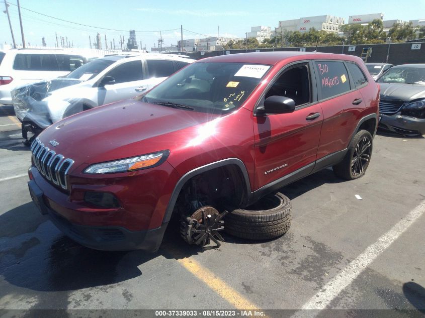 2016 JEEP CHEROKEE SPORT - 1C4PJMAB0GW244273