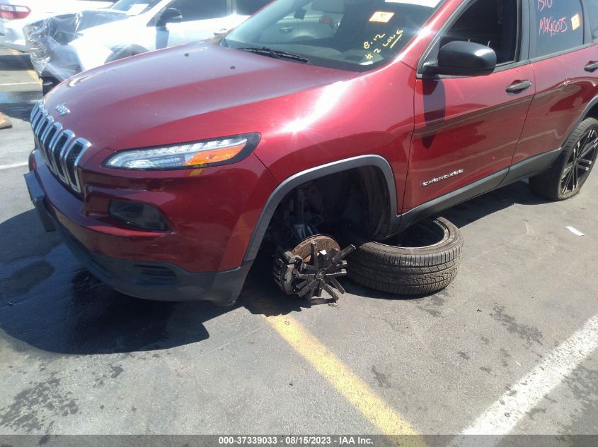 2016 JEEP CHEROKEE SPORT - 1C4PJMAB0GW244273