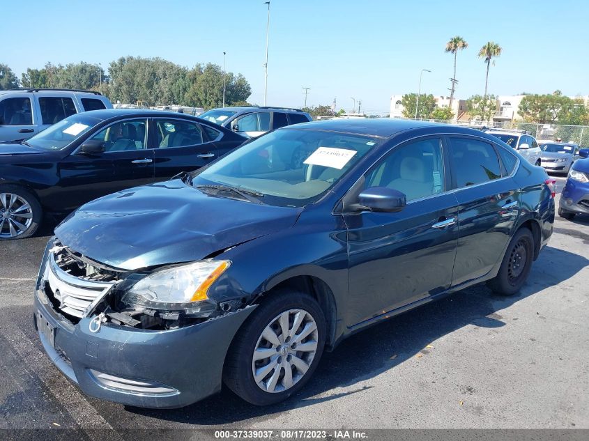 2014 NISSAN SENTRA S - 3N1AB7APXEL625957