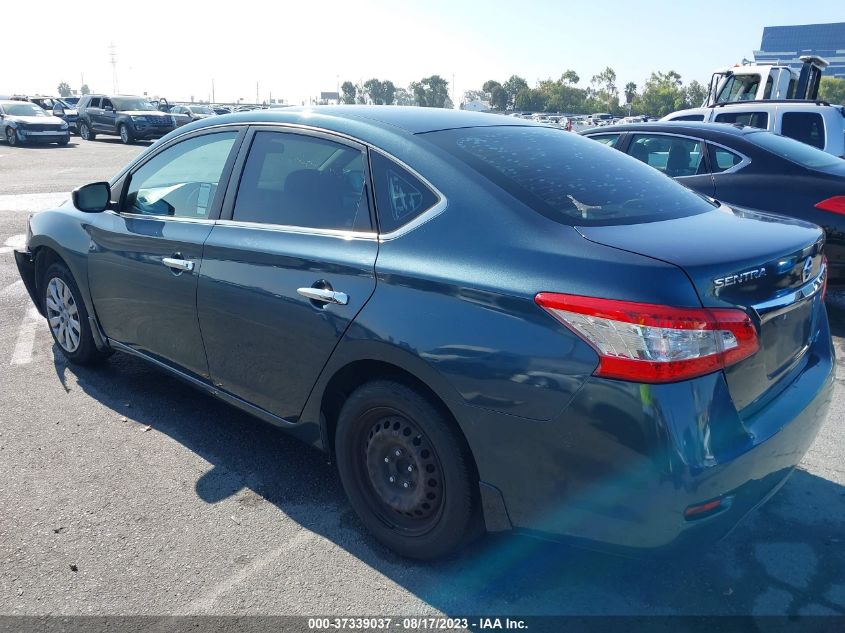 2014 NISSAN SENTRA S - 3N1AB7APXEL625957