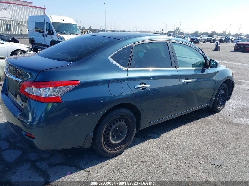 2014 NISSAN SENTRA S - 3N1AB7APXEL625957