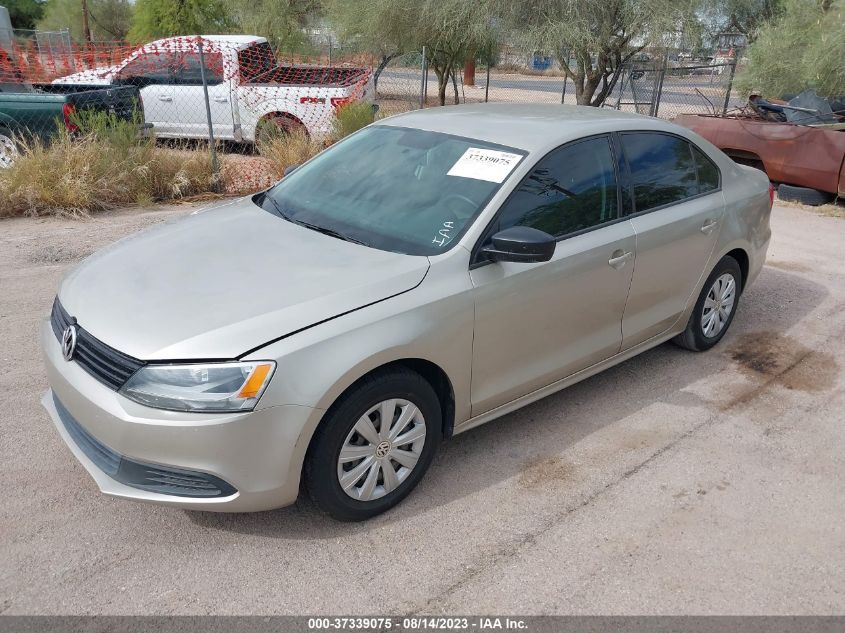 2014 VOLKSWAGEN JETTA SEDAN S - 3VW1K7AJ3EM321773