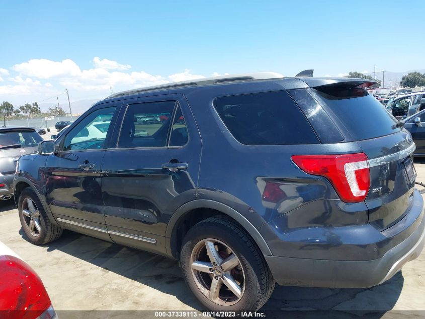 2017 FORD EXPLORER XLT - 1FM5K8D89HGA67466