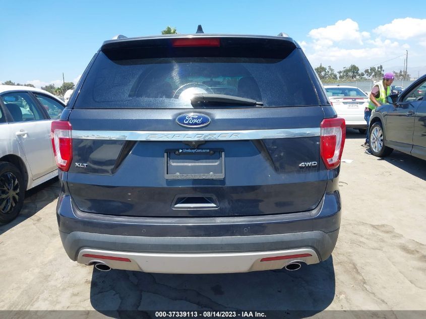 2017 FORD EXPLORER XLT - 1FM5K8D89HGA67466