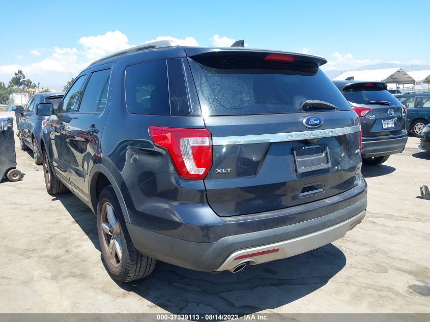 2017 FORD EXPLORER XLT - 1FM5K8D89HGA67466