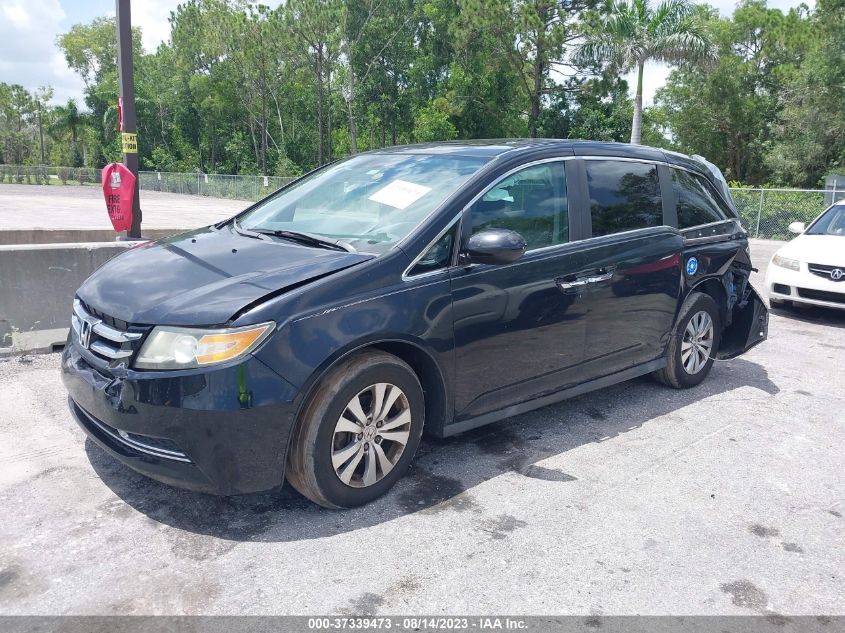 2014 HONDA ODYSSEY EX-L - 5FNRL5H62ED069740