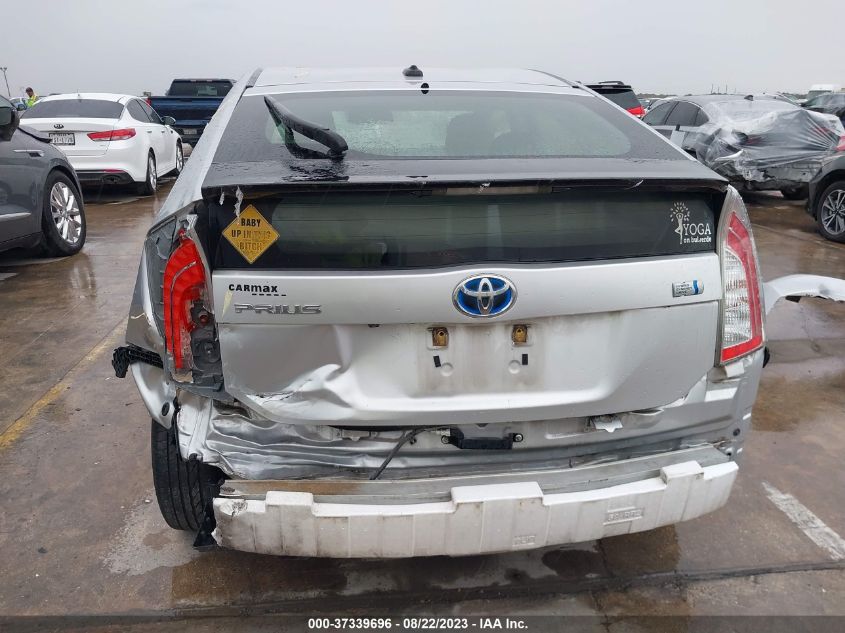 2013 TOYOTA PRIUS ONE/TWO/THREE/FOUR/FIVE - JTDKN3DU8D5702830