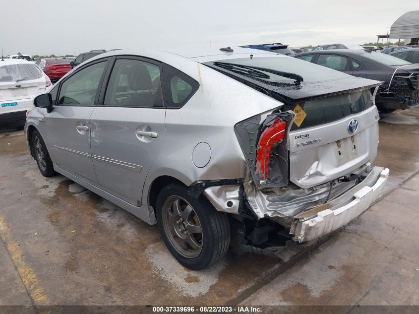 2013 TOYOTA PRIUS ONE/TWO/THREE/FOUR/FIVE - JTDKN3DU8D5702830