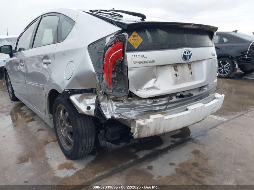 2013 TOYOTA PRIUS ONE/TWO/THREE/FOUR/FIVE - JTDKN3DU8D5702830