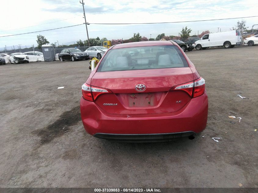 2016 TOYOTA COROLLA L/LE/S/S PLUS/LE PLUS - 2T1BURHE2GC586198