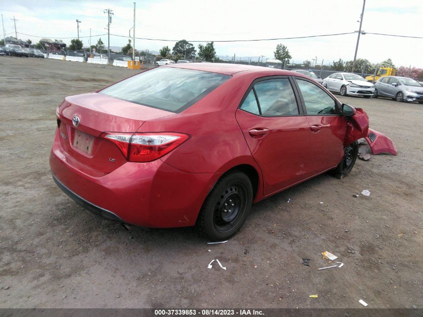 2016 TOYOTA COROLLA L/LE/S/S PLUS/LE PLUS - 2T1BURHE2GC586198