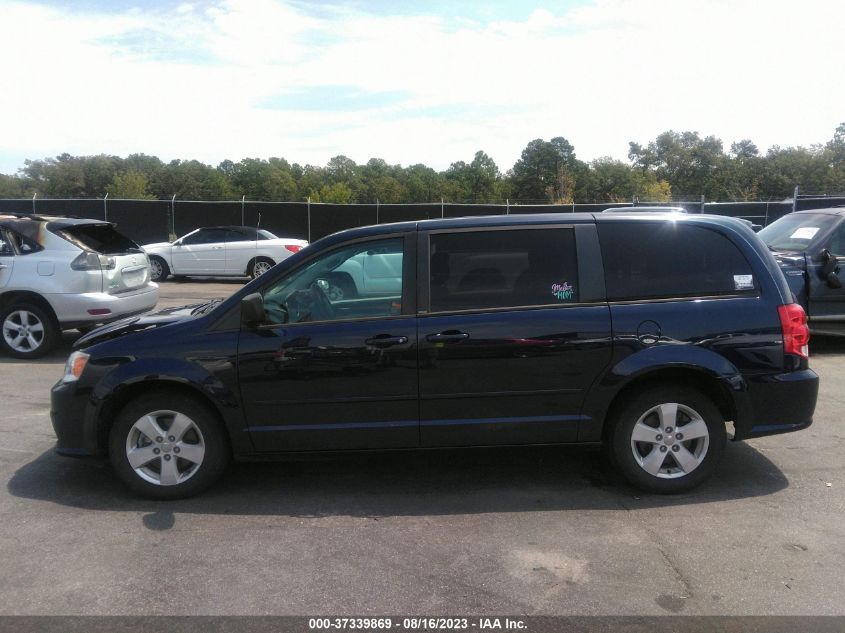 2013 DODGE GRAND CARAVAN SE - 2C4RDGBG6DR763439
