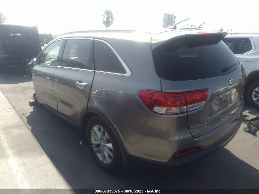 2017 KIA SORENTO LX V6 - 5XYPG4A50HG290631