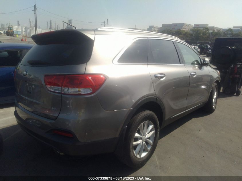 2017 KIA SORENTO LX V6 - 5XYPG4A50HG290631