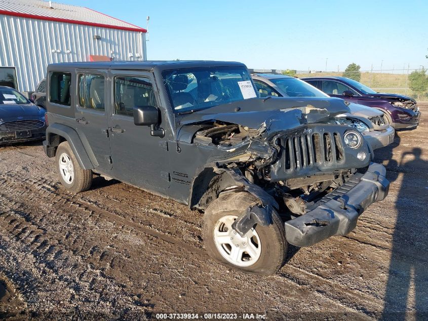 2016 JEEP WRANGLER UNLIMITED SPORT - 1C4BJWDG3GL313598