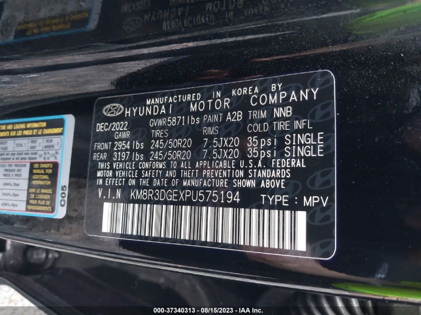 2023 HYUNDAI PALISADE XRT - KM8R3DGEXPU575194