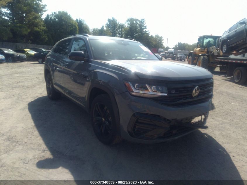 1V2AC2CA9NC228255 VOLKSWAGEN ATLAS CROSS SPORT 2.0T SEL R-LINE BLACK 2022