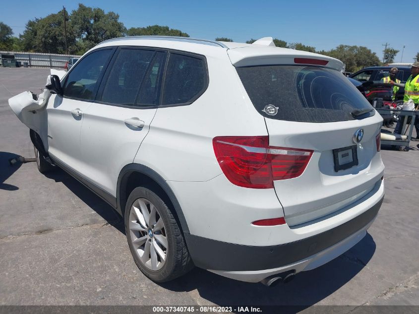 2013 BMW X3 XDRIVE28I - 5UXWX9C50D0D00341