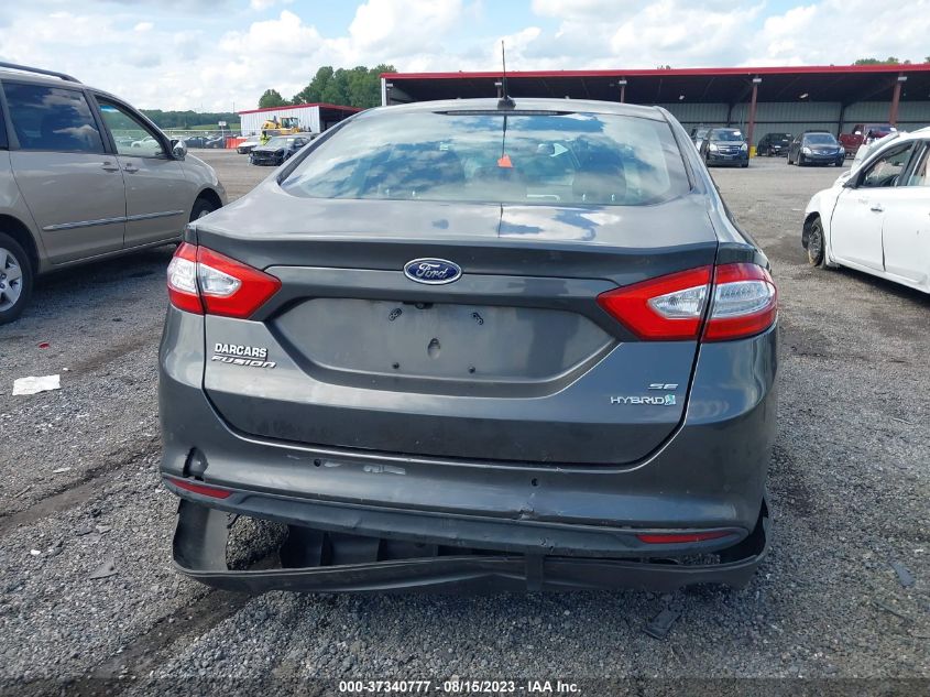 2015 FORD FUSION SE HYBRID - 3FA6P0LU8FR289373