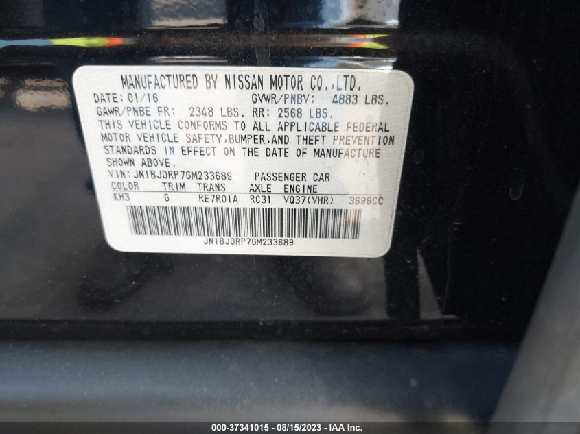 2016 INFINITI QX50 - JN1BJ0RP7GM233689