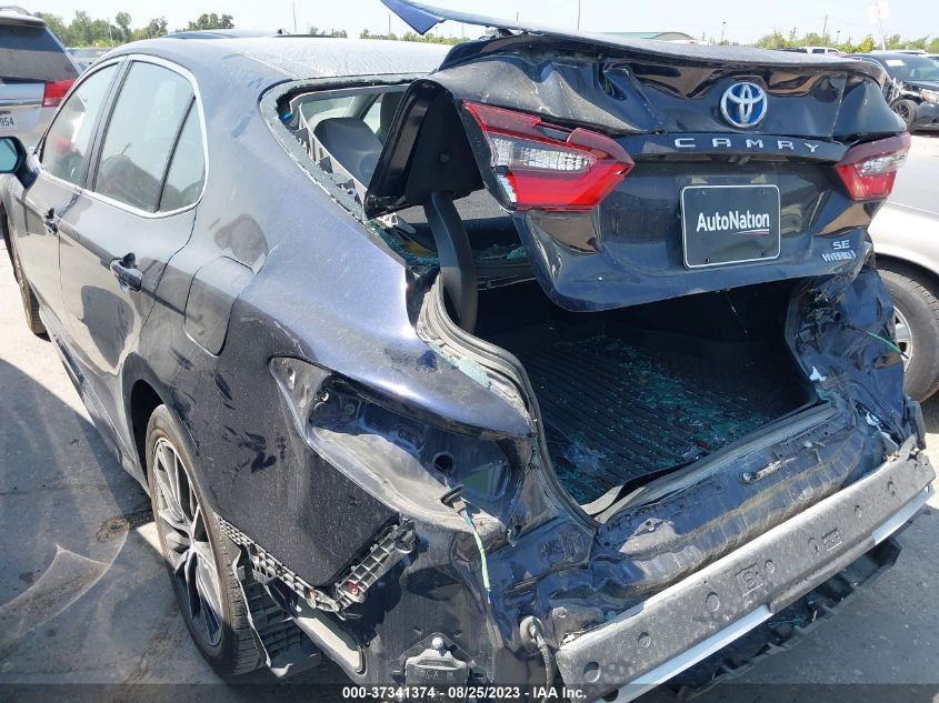 2022 TOYOTA CAMRY HYBRID SE - 4T1G31AK3NU580089