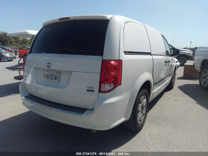 2013 RAM CARGO VAN TRADESMAN 2C4JRGAG7DR731227