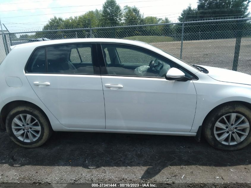 2016 VOLKSWAGEN GOLF TSI S W/SUNROOF - 3VW217AU1GM038079