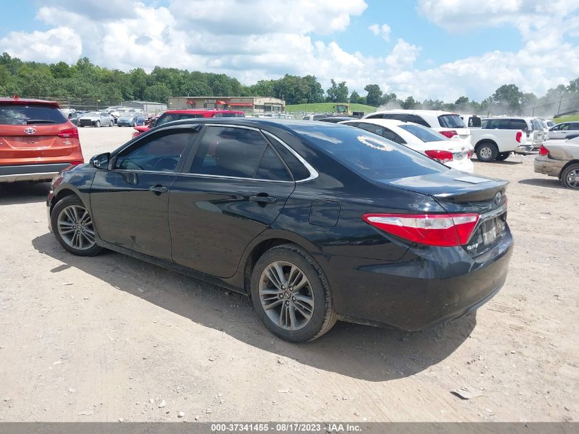 2016 TOYOTA CAMRY SE - 4T1BF1FK4GU569101