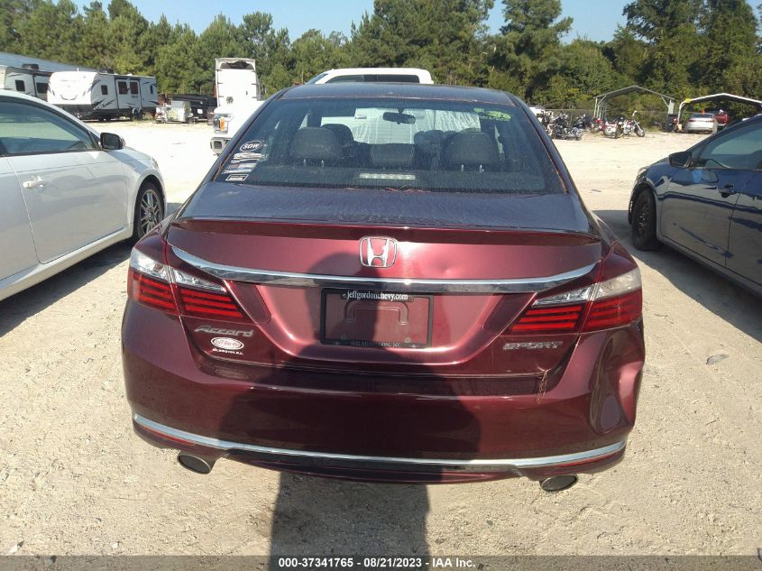2016 HONDA ACCORD SEDAN SPORT - 1HGCR2F57GA084826