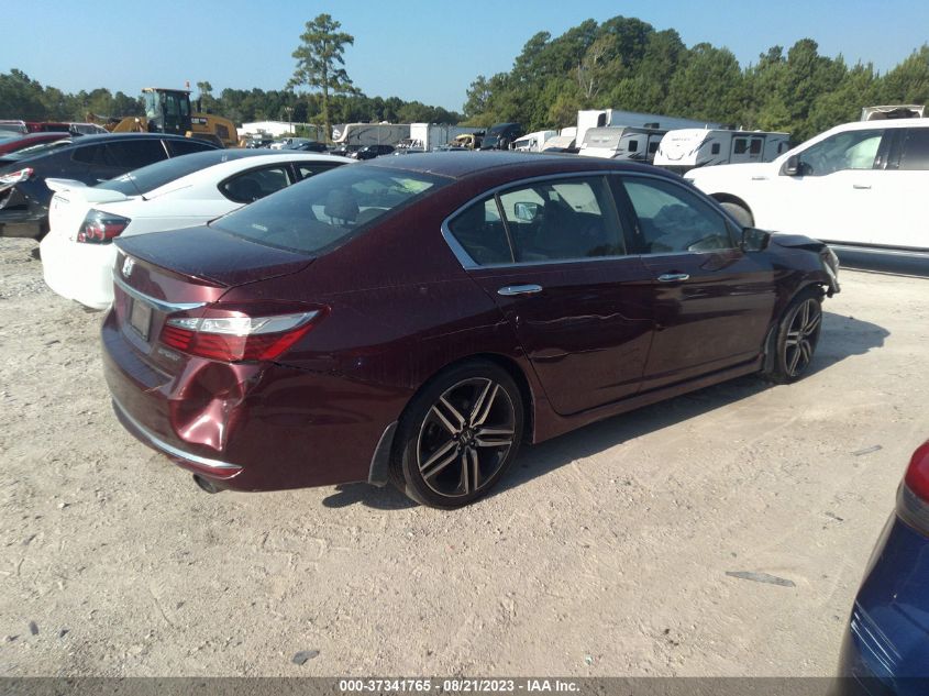 2016 HONDA ACCORD SEDAN SPORT - 1HGCR2F57GA084826
