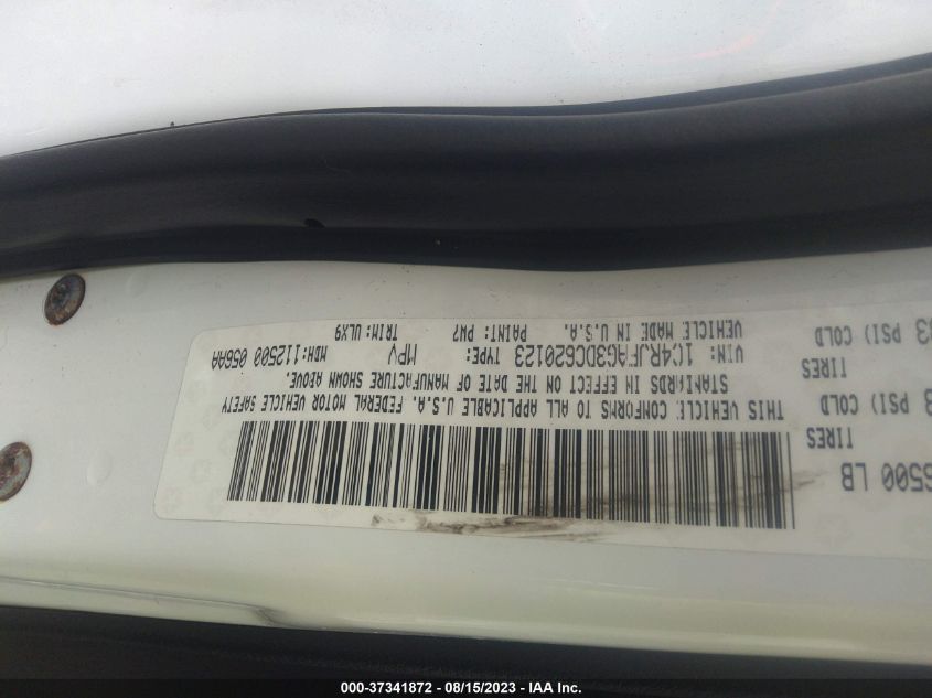 2013 JEEP GRAND CHEROKEE LAREDO - 1C4RJFAG3DC620123