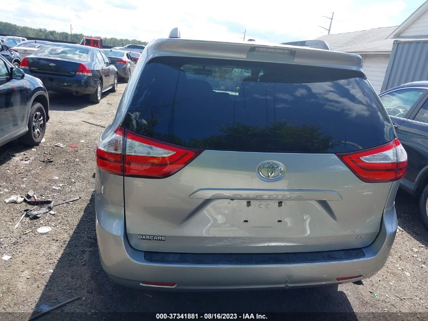 2015 TOYOTA SIENNA LE - 5TDKK3DC7FS623386