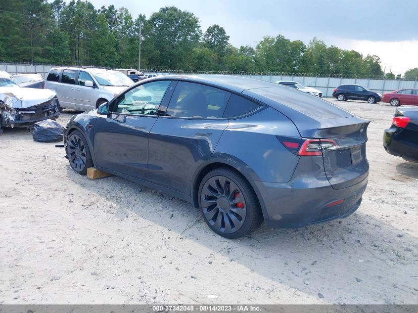 2021 TESLA MODEL Y PERFORMANCE - 5YJYGDEF8MF075541
