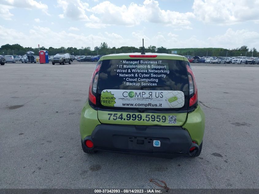 2016 KIA SOUL BASE - KNDJN2A20G7832988