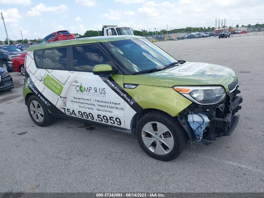 2016 KIA SOUL BASE - KNDJN2A20G7832988