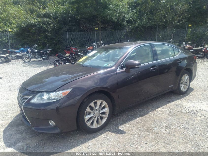 2013 LEXUS ES 300H HYBRID - JTHBW1GG6D2010170