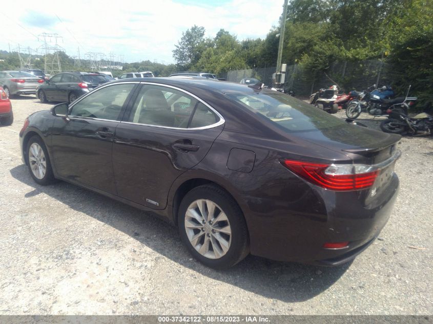 2013 LEXUS ES 300H HYBRID - JTHBW1GG6D2010170