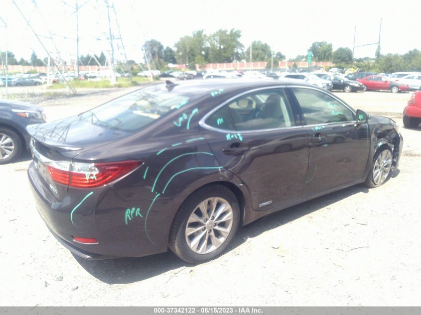 2013 LEXUS ES 300H HYBRID - JTHBW1GG6D2010170