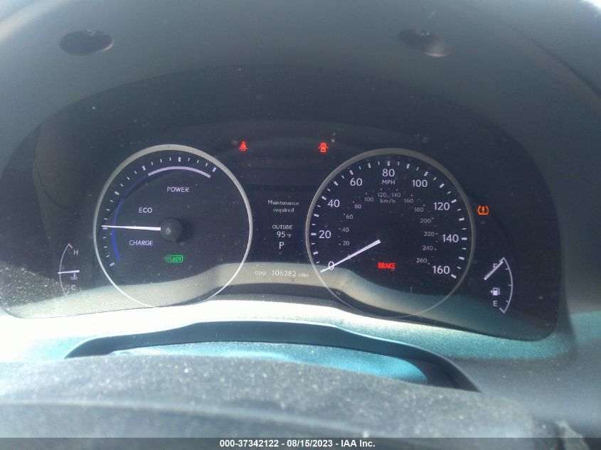 2013 LEXUS ES 300H HYBRID - JTHBW1GG6D2010170