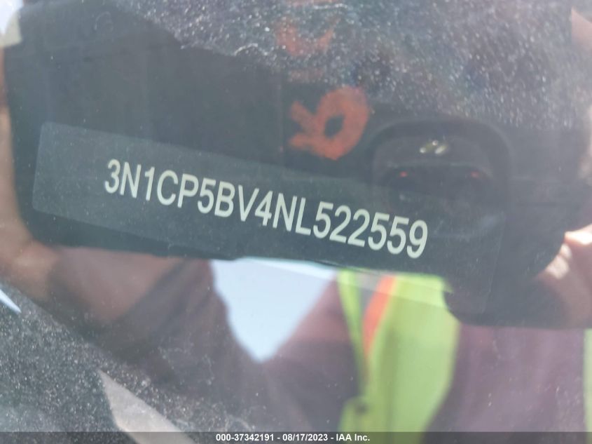 2022 NISSAN KICKS S - 3N1CP5BV4NL522559