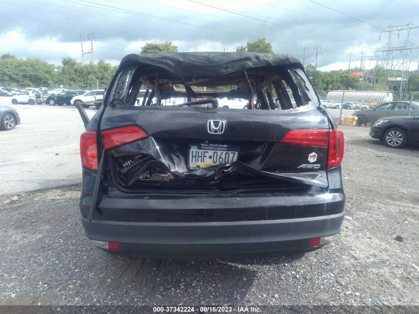 2016 HONDA PILOT EX-L - 5FNYF6H7XGB062572