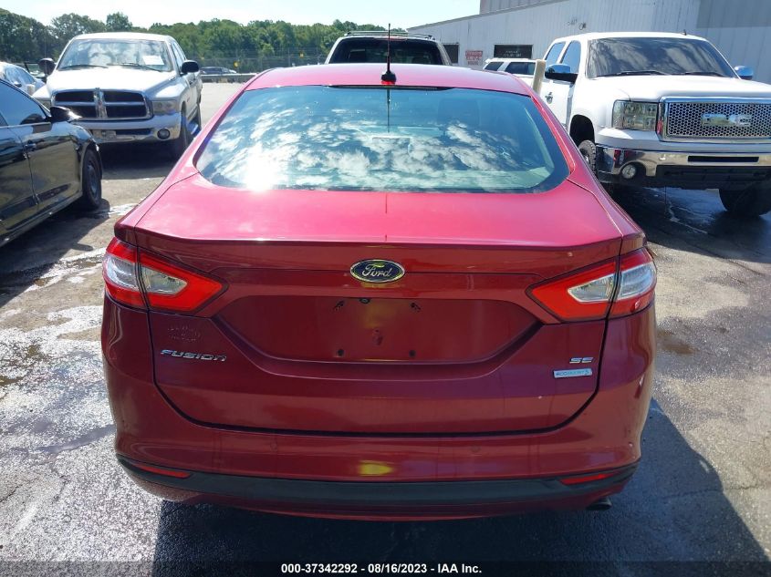 2016 FORD FUSION SE - 3FA6P0HD8GR243228