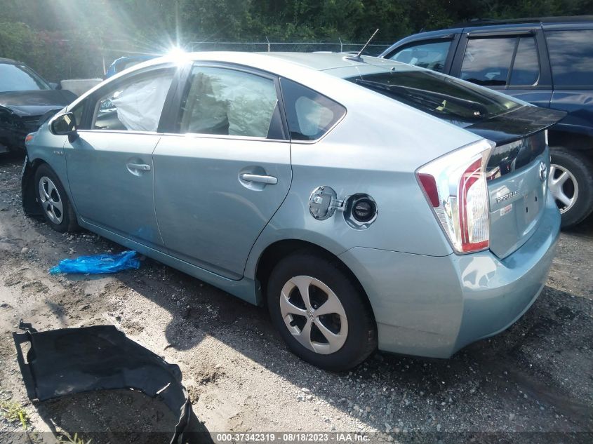 2013 TOYOTA PRIUS ONE/TWO/THREE/FOUR/FIVE - JTDKN3DU8D1731039
